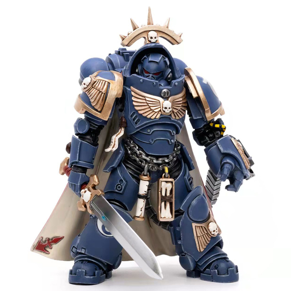 JoyToy Warhammer Ultramarines Primaris Captain in Gravis Armour Brother Captain Voltian