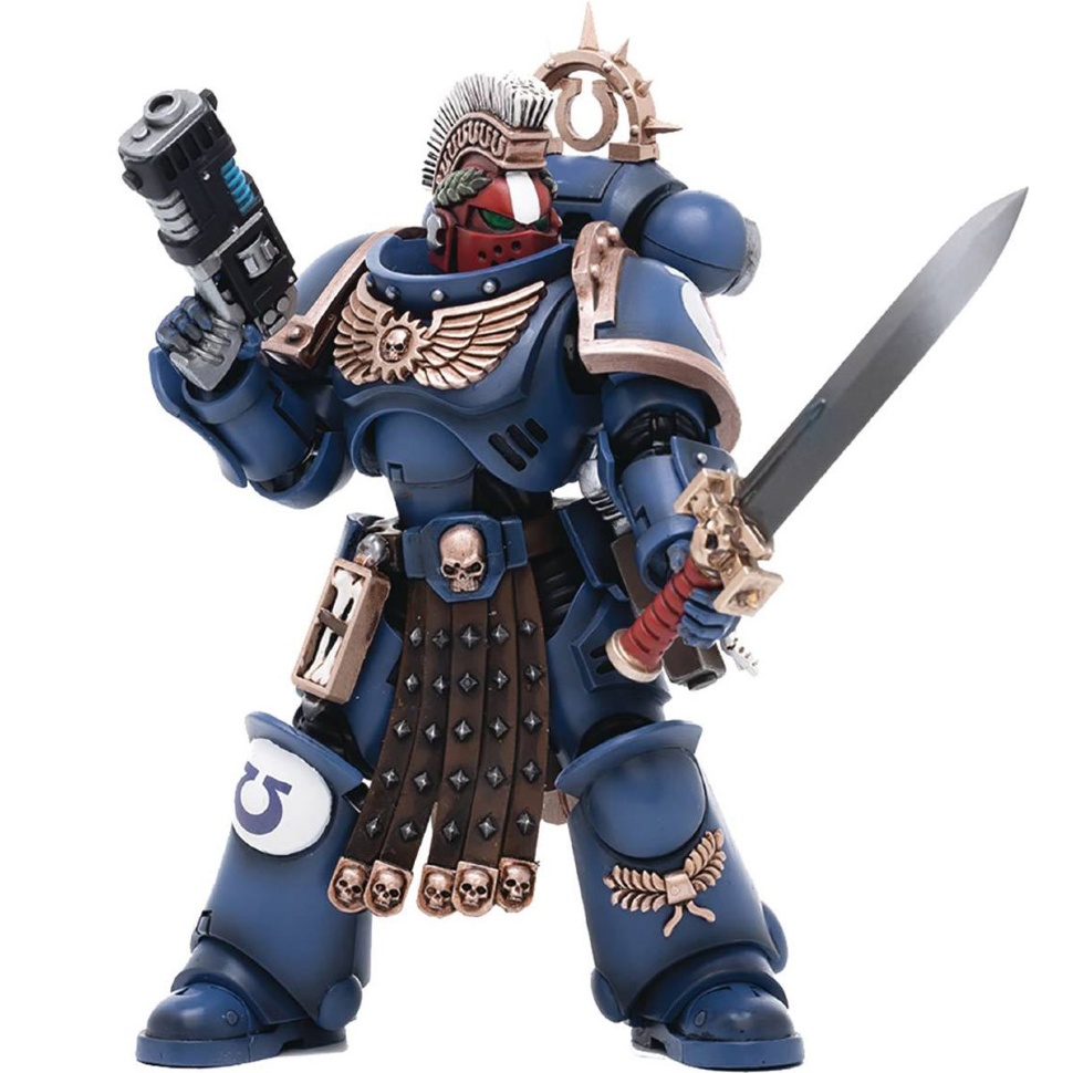JoyToy Warhammer Ultramarines Veteran Sergeant Icastus