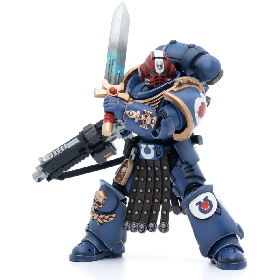 JoyToy Warhammer Ultramarines Intercessor Veteran Sergeant Brother Aeontas