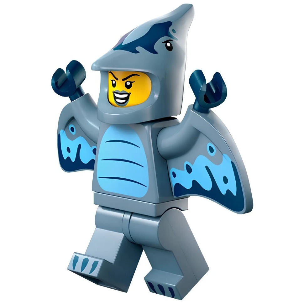 Lego Minifigures 71048 Фанат в костюме птеродактиля / Pterodactyl Costume Fan