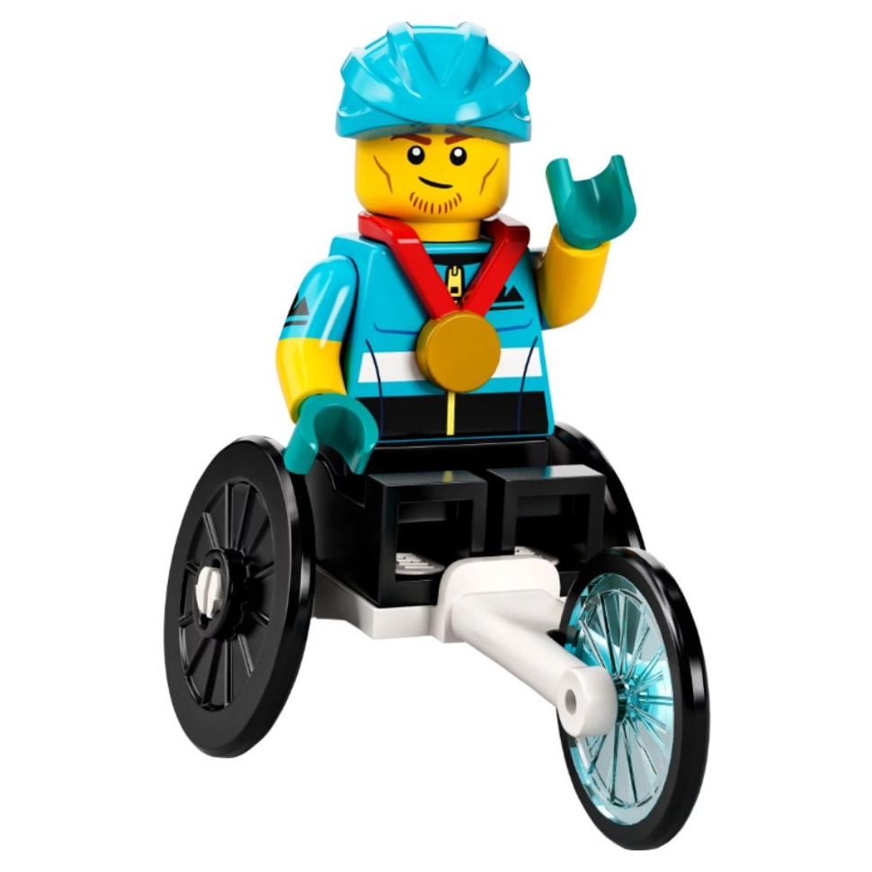 Lego Minifigures 71032 Гонщик в коляске / Wheelchair Racer